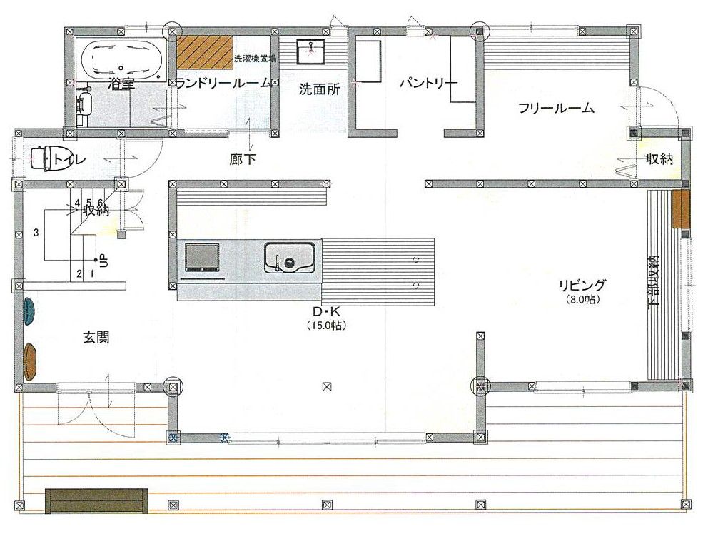 大磯マリンハウス360度画像(1階)